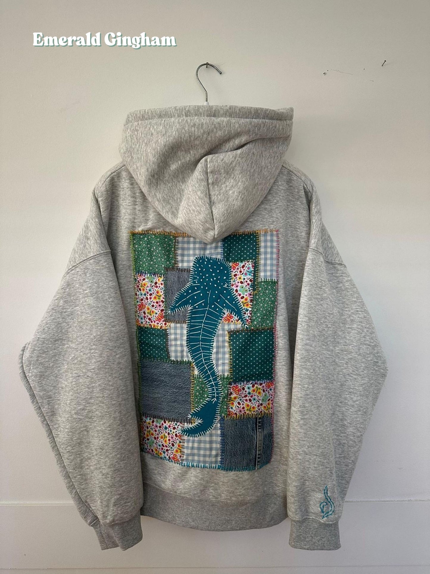 Whale Shark Patched Hoodie