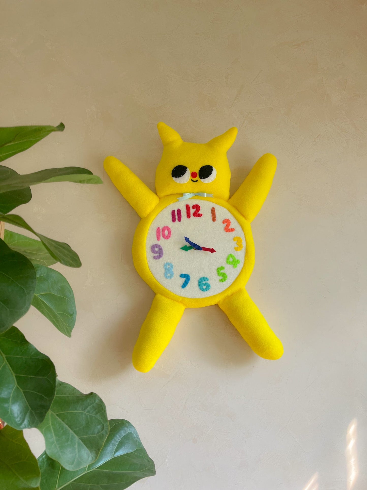 Plushie Clock