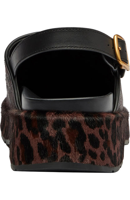 Leopard Print Clogs