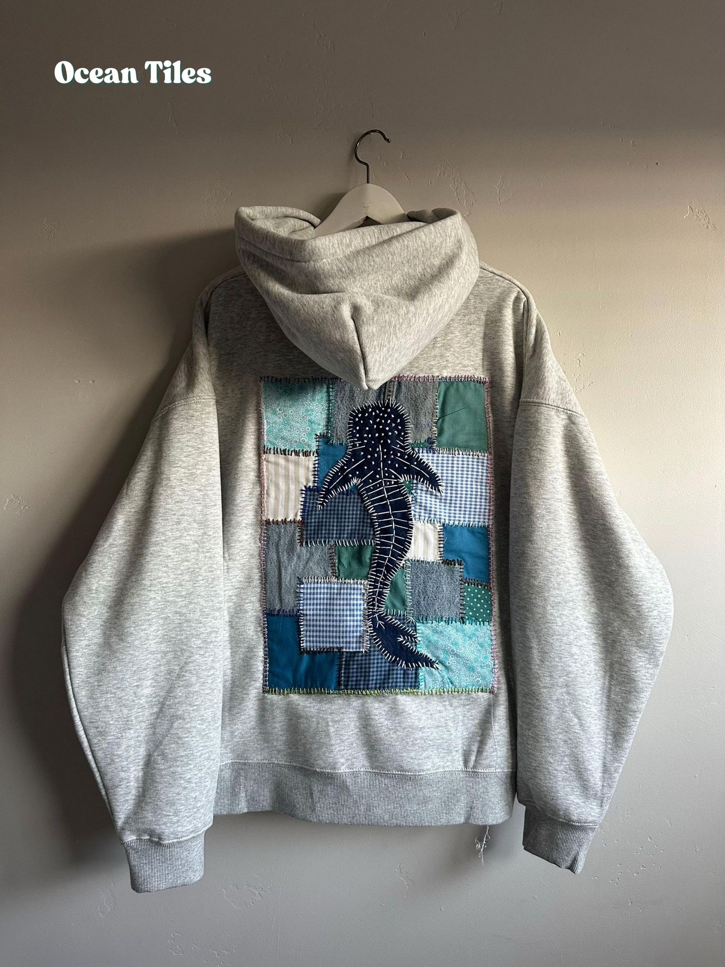 Whale Shark Patched Hoodie