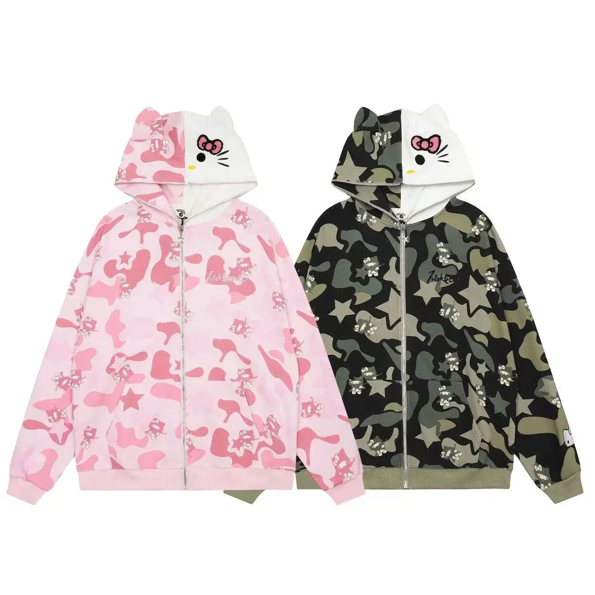 HK Camo Hoodies