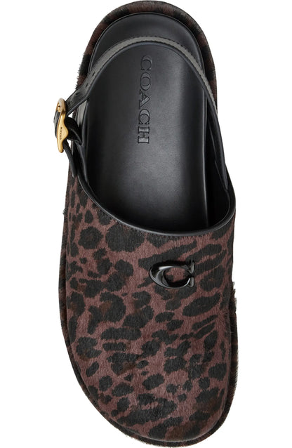 Leopard Print Clogs
