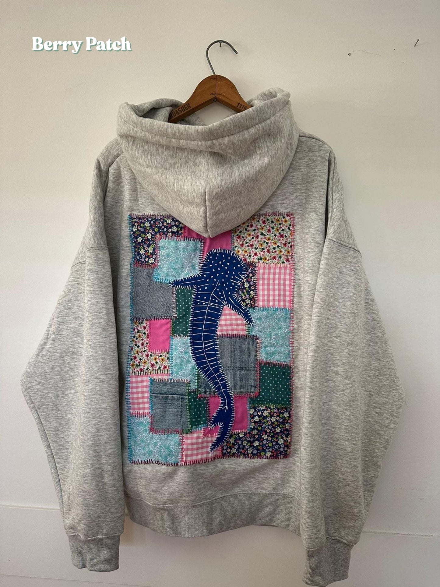 Whale Shark Patched Hoodie