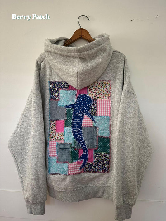 Whale Shark Patched Hoodie