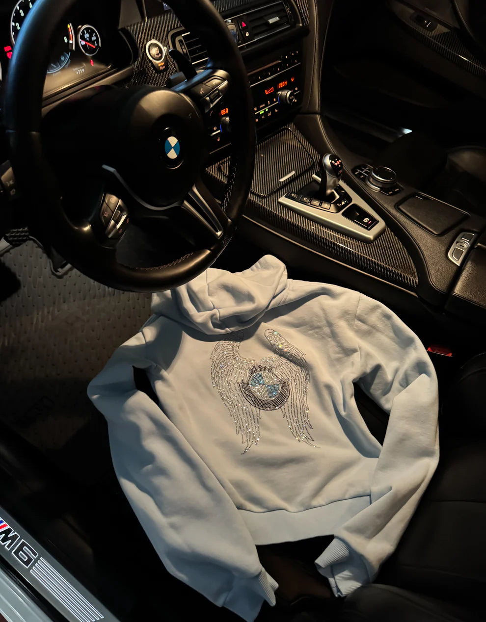 Blue Bimmer Angel Hoodie