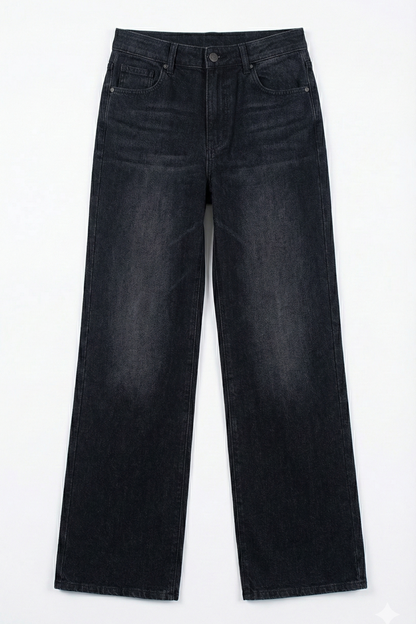 Koi Fish Printed Jeans