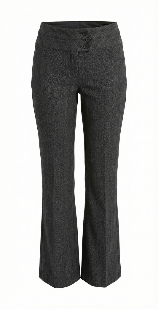Executive Grey Bootcut Pants