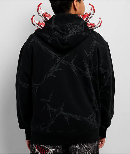 Vitriol Sacril Black Zip Hoodie