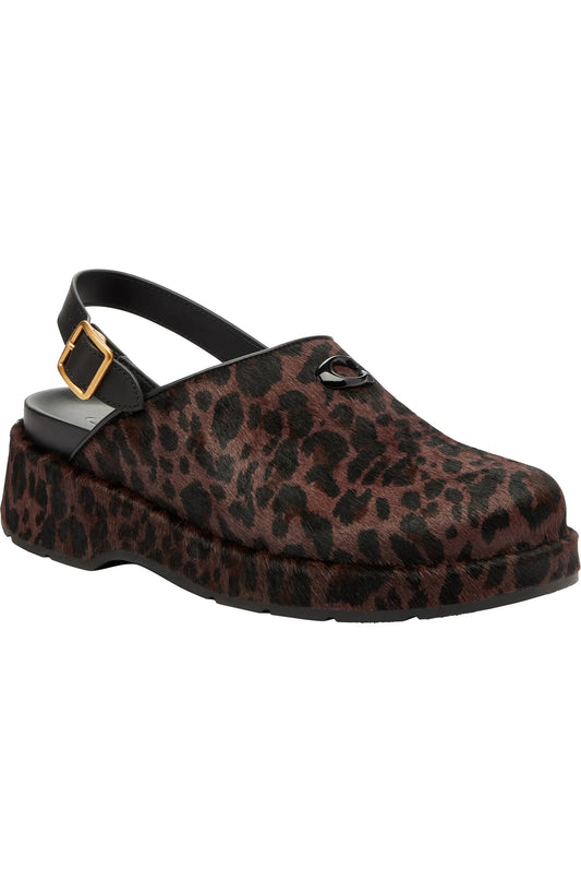 Leopard Print Clogs